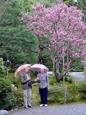 My Mom and Grandma in Ryoanji